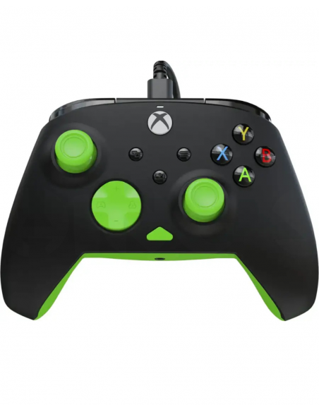 -17361-Xbox Series X - Rematch Core Wired Controller · Black Green-0840454400182