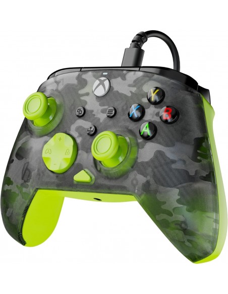 -17360-Xbox Series X - Rematch Core Wired Controller · Ghost Camo Black & Yellow-0840454400021