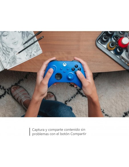 -17264-Xbox Series X - Mando Wireless Shock Blue-0196388518234