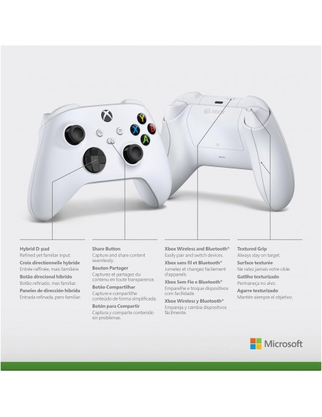 -17269-Xbox Series X - Mando Wireless Robot White-0196388518128