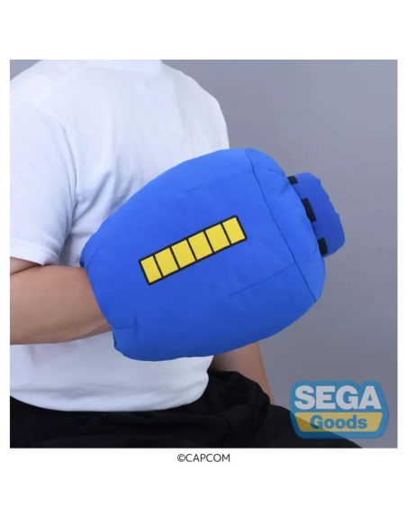 -17507-Merchandising - Almohada Mega Buster Mega Man SEGA 32cm-4582733440071