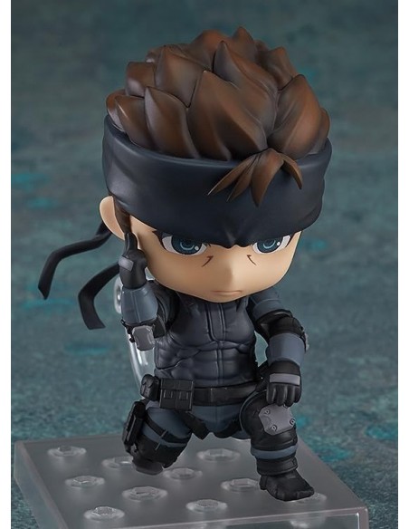 -17532-Figuras - Figura Solid Snake Metal Gear Solid Nendoroid 10cm-4580590199569