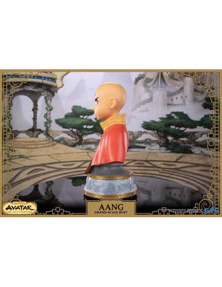 -17367-Figuras - Busto Resina Aang Avatar: The Last Airbender First 4 Figures 34cm-5060316627433