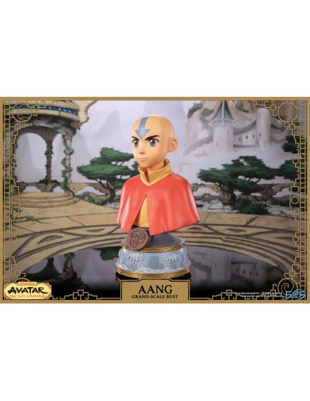 -17367-Figuras - Busto Resina Aang Avatar: The Last Airbender First 4 Figures 34cm-5060316627433