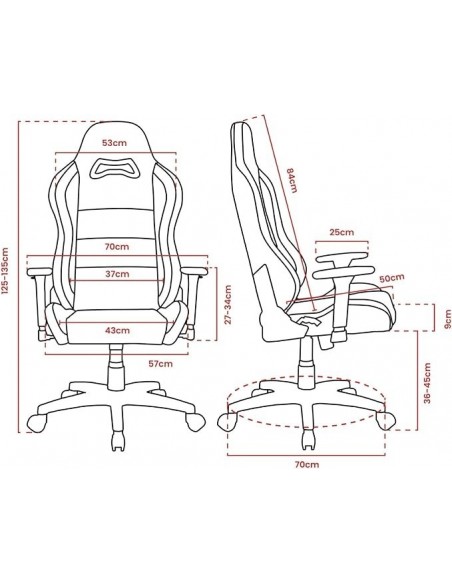 -17576-Silla Gaming - Silla Gaming Arozzi Torretta SoftFabric Dark Grey-8500473900353