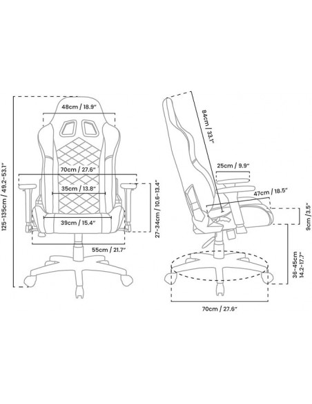 -17574-Silla Gaming - Silla Gaming Arozzi Avanti SoftFabric Dark Grey-0850054766274