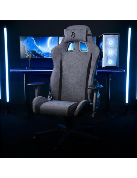 -17574-Silla Gaming - Silla Gaming Arozzi Avanti SoftFabric Dark Grey-0850054766274