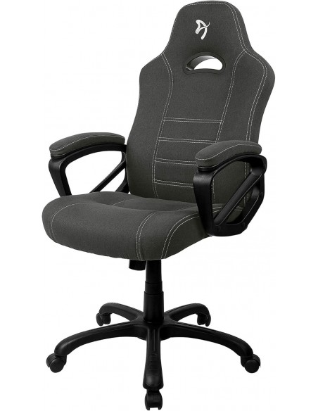 -17573-Silla Gaming - Silla Gaming Arozzi Enzo Woven Fabric Black/Grey -0850009447258