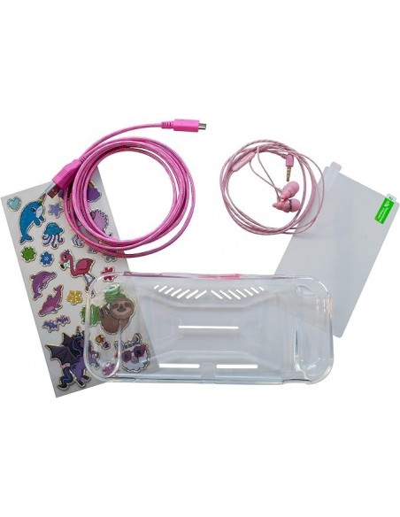 -17464-Merchandising - Funda 7 en 1 Switch Over the Rainbow Unicornio OLED Switch-5060176365490