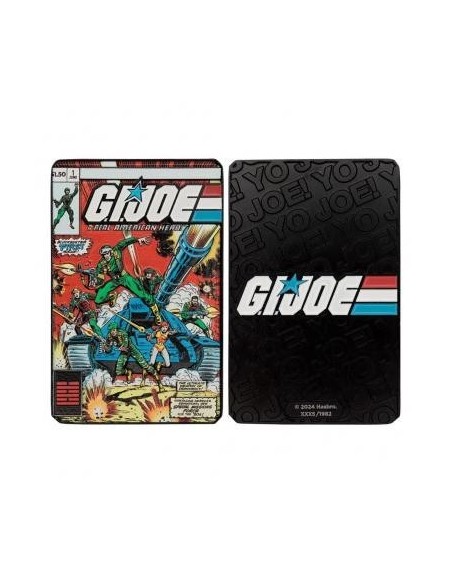 -17649-Merchandising - Placa G.I. Joe: A Real American Hero 1 Limited Edition Ingot 13 cm-5060948296410