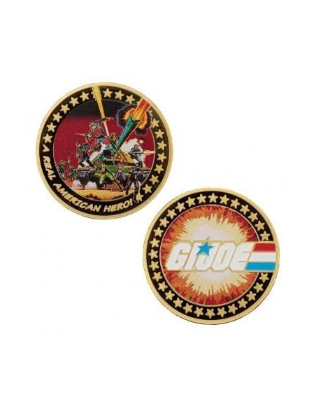 -17638-Merchandising - Moneda G.I. Joe: A Real American Hero 60th Anniversary 24k Gold Plated Coin 13.7 cm-5060948296403