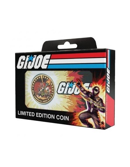-17638-Merchandising - Moneda G.I. Joe: A Real American Hero 60th Anniversary 24k Gold Plated Coin 13.7 cm-5060948296403