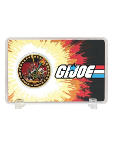 -17638-Merchandising - Moneda G.I. Joe: A Real American Hero 60th Anniversary 24k Gold Plated Coin 13.7 cm-5060948296403