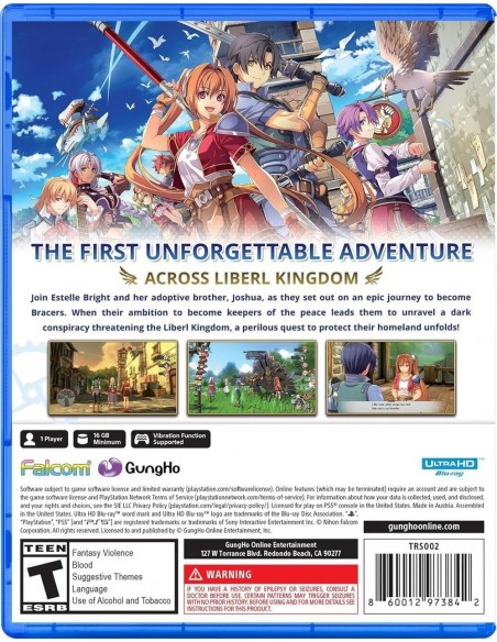 -17716-PS5 - Trails in the Sky 1st Chapter-7350002938621