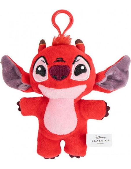 -17753-Merchandising - Peluche Stitch & Friends Surtido 24 unidades 3 modelos Llavero 3D 13 cm -8425611349379