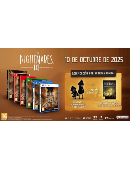 -17777-PS4 - Little Nightmares III Ed Coleccionista Mirror Edition-3391892037722