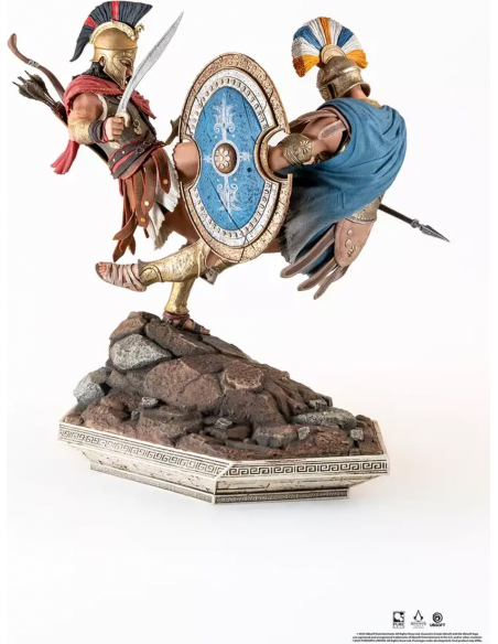 -17815-Figuras - Diorama Resina Alexios Assassin's Creed: Odyssey Spartan Kick 1/6 Pure Arts 40cm-0713929405619