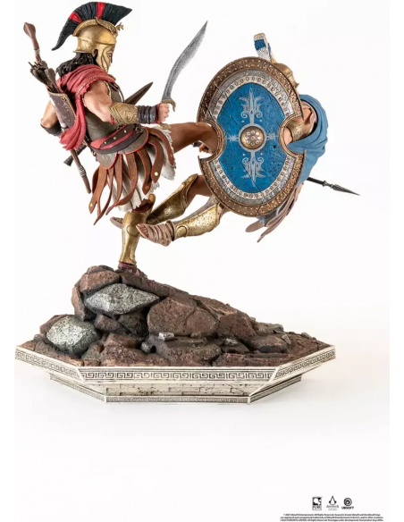 -17815-Figuras - Diorama Resina Alexios Assassin's Creed: Odyssey Spartan Kick 1/6 Pure Arts 40cm-0713929405619