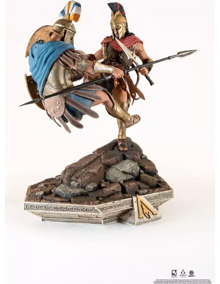 -17815-Figuras - Diorama Resina Alexios Assassin's Creed: Odyssey Spartan Kick 1/6 Pure Arts 40cm-0713929405619