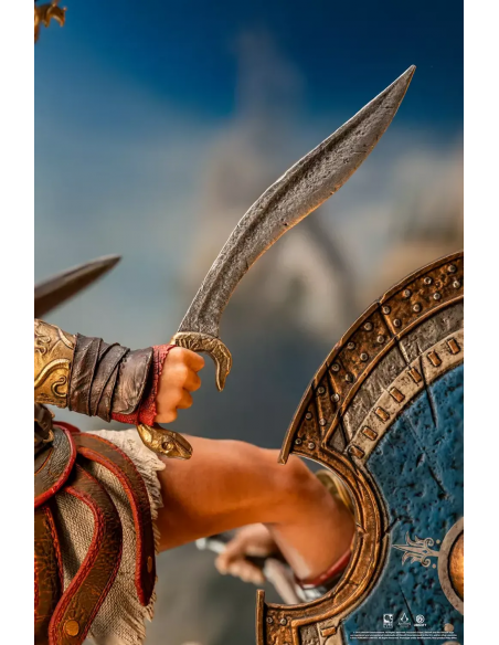 -17815-Figuras - Diorama Resina Alexios Assassin's Creed: Odyssey Spartan Kick 1/6 Pure Arts 40cm-0713929405619
