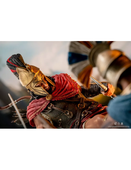 -17815-Figuras - Diorama Resina Alexios Assassin's Creed: Odyssey Spartan Kick 1/6 Pure Arts 40cm-0713929405619
