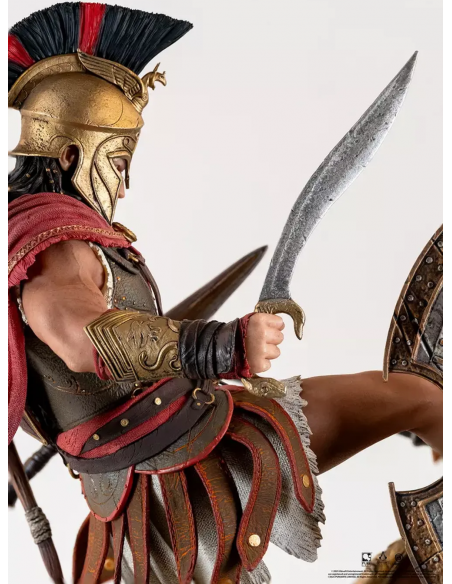 -17815-Figuras - Diorama Resina Alexios Assassin's Creed: Odyssey Spartan Kick 1/6 Pure Arts 40cm-0713929405619