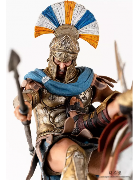 -17815-Figuras - Diorama Resina Alexios Assassin's Creed: Odyssey Spartan Kick 1/6 Pure Arts 40cm-0713929405619