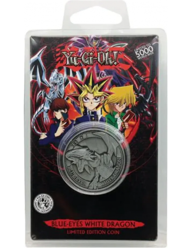 17803-Merchandising - Yu-Gi-Oh Blue-Eyes White Dragon Coin-5060948297370