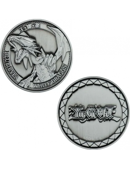 -17803-Merchandising - Yu-Gi-Oh Blue-Eyes White Dragon Coin-5060948297370