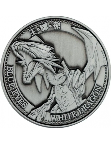 -17803-Merchandising - Yu-Gi-Oh Blue-Eyes White Dragon Coin-5060948297370
