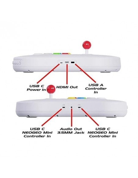 -17848-Retro - UNICO Arcade Stick Pro (Incluye 20 juegos)-0193071600009