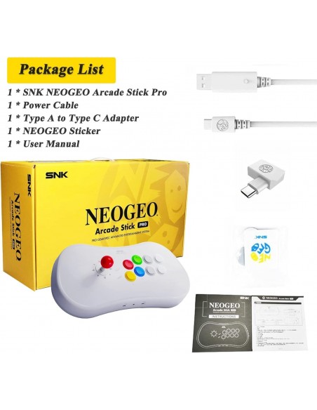 -17848-Retro - UNICO Arcade Stick Pro (Incluye 20 juegos)-0193071600009