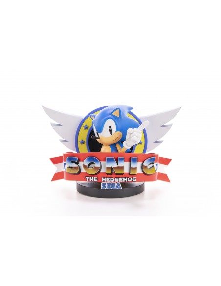 -17861-Figuras - Figura Resina Sonic Sonic The Hedgehog Tittle Screen First 4 Figures 21cm-5060316628249