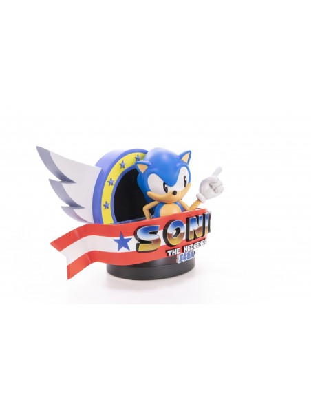 -17861-Figuras - Figura Resina Sonic Sonic The Hedgehog Tittle Screen First 4 Figures 21cm-5060316628249