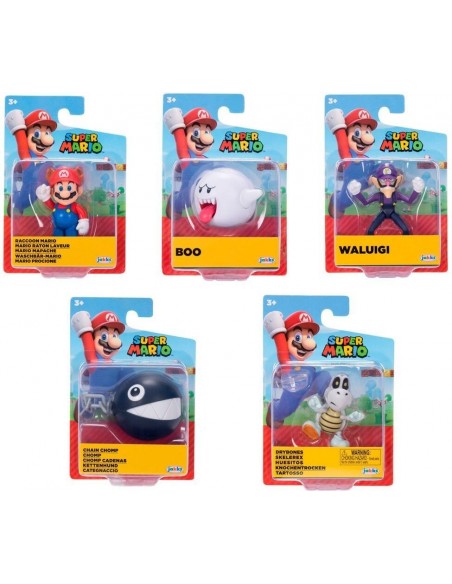 -17894-Merchandising - Figura Super Mario wave 45 Super Mario Bros 6cm surtido-0192995421233