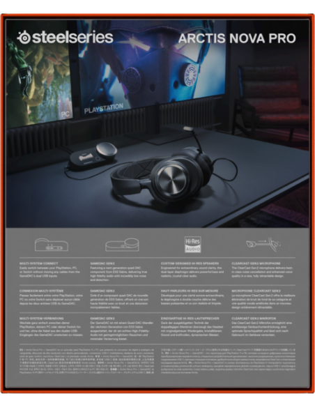 -15571-Multi Plataforma - Auricular Arctis Nova Pro PS5 - PS4 - SW - PC-5707119041096