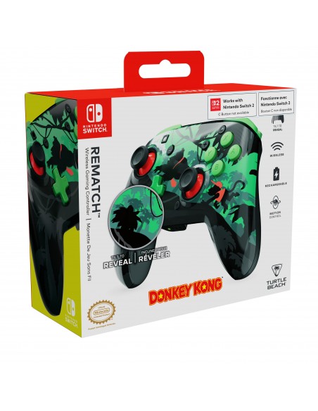 -17927-Switch - Rematch Wireless Controller Donkey Kong Reveal-0840454400823