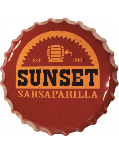 18015-Merchandising - Réplica Chapa Sarsaparilla Sunset Fallout Fanattik-5060948298131