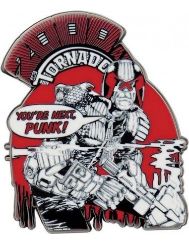18012-Merchandising - Pin You're Next Punk 2000 AD Juez Dredd Edición Limitada Fanattik-5060948297103