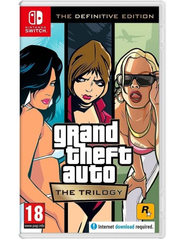 18038-Switch - Grand Theft Auto: The Trilogy (The Definitive Edition) - Imp - UK-5026555070065