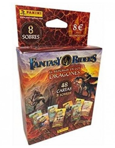 18090-Merchandising - Fantasy Riders / 48 Cartas / 8 Sobres-9788427872264