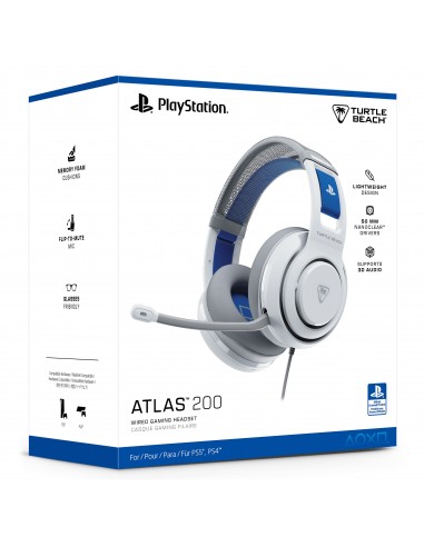 17995-PS5 - Atlas 200 Headset White Licencia Oficial SONY-0840454400274