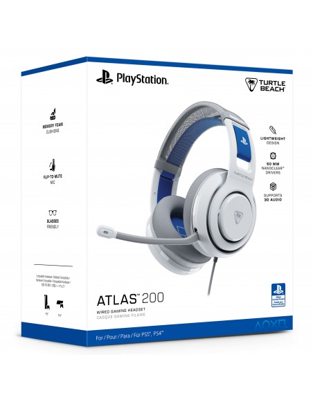 -17995-PS5 - Atlas 200 Headset White Licencia Oficial SONY-0840454400274