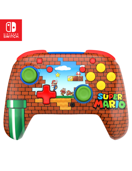 -18120-Switch - Rematch Wireless Controller Mario Bricks Reveal-0840454400816