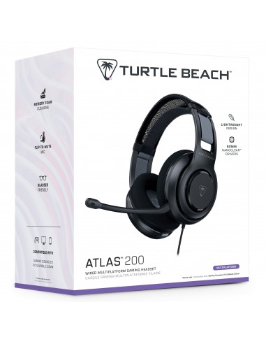 18153-Multi Plataforma - Atlas 200 Headset Black-0840454400298
