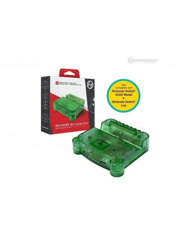 18253-Switch - Hyperkin RetroN S64 Console Dock for Nintendo Switch® - Lime Green-0810007710396