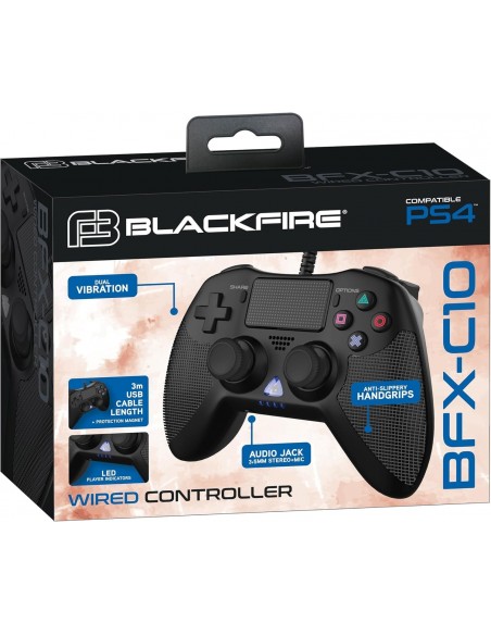 -18282-PS4 - Mando Wireless Blackfire 3M Wired-8431305030454