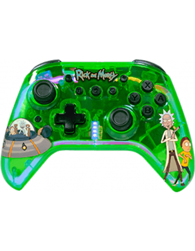 18468-Multi Plataforma - Rick and Morty Wireless Gamepad-8436563095030