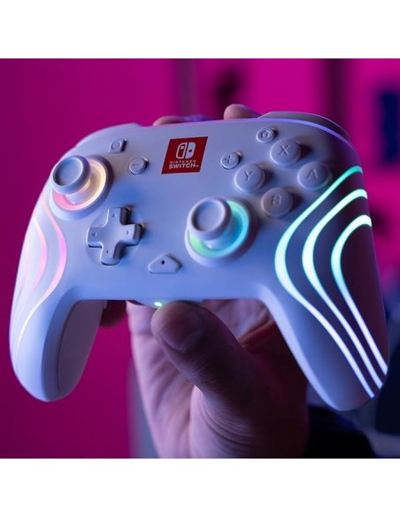 -18201-Switch 2 - Afterglow Wave Wireless Controller White-0840454402353