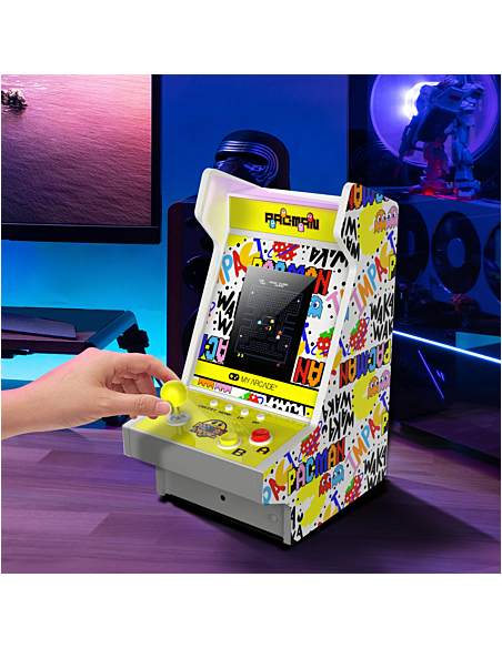-18345-Retro - Mighty Player Pac-Man 45Th Anniversary Portable Retro Arcade-0845620071968